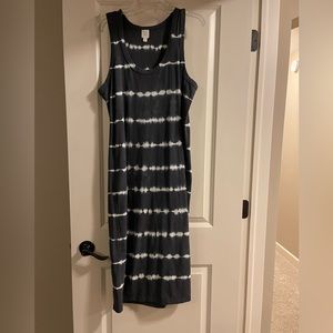 Roan and Ryan dark gray knit summer dress